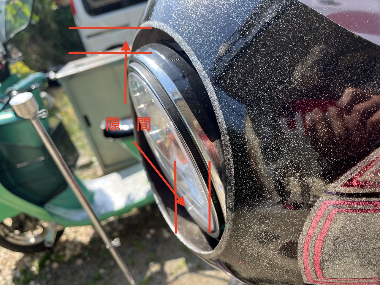 格安即決 srx400 1JL ロケットカウル ステー ヘッドライト