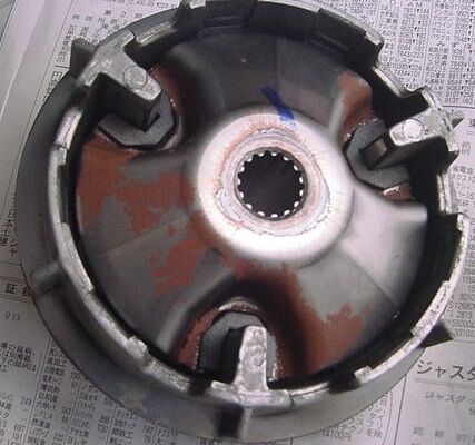 プーリー ウエイトローラー Vベルト交換 おじおばの奮闘記