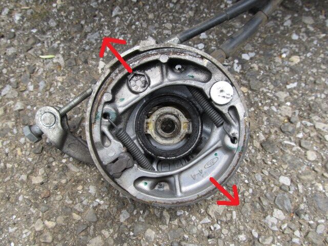 AF34ライブDIO フロントディスクブレーキ