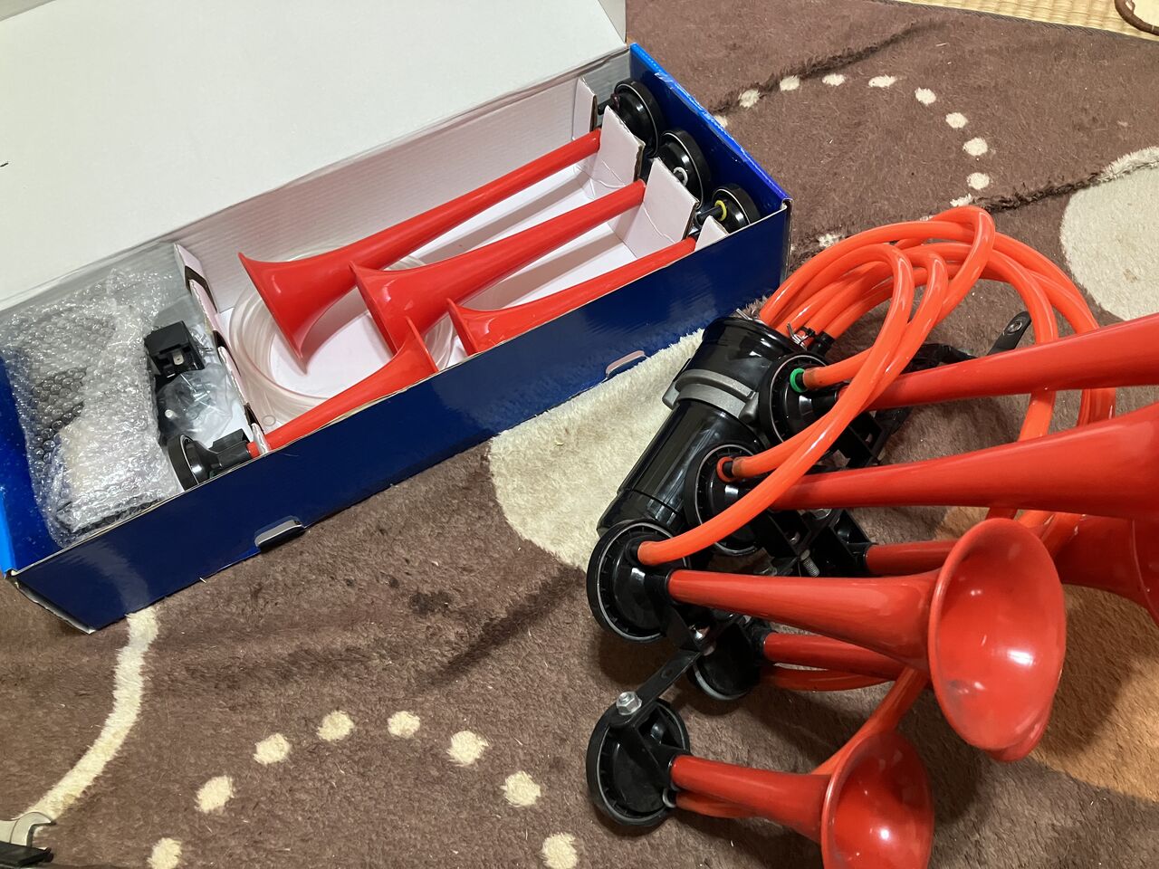 4連突撃ラッパ（バイクに取り付けてました） 【公式通販】