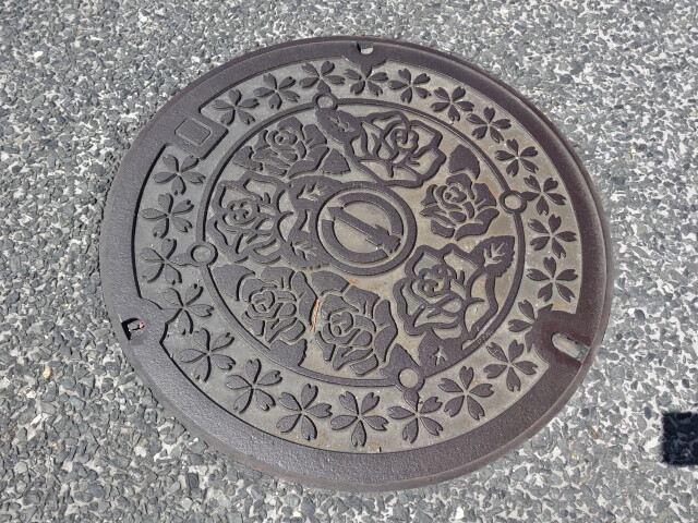 寝屋川市汚水バラと桜