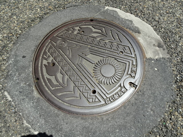 新潟市合流ひまわりと市の花チューリップ