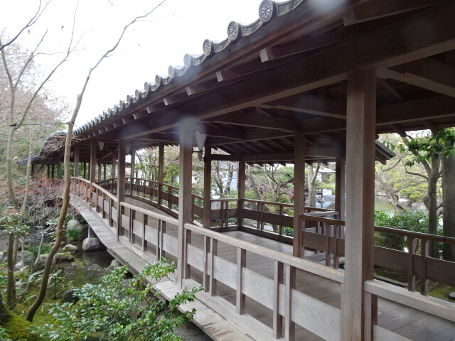 好古園、渡り廊下