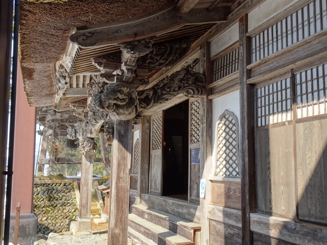 開山堂入り口部分
