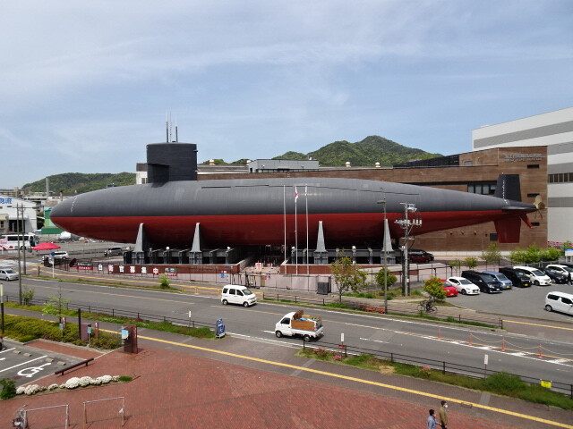 展示潜水艦あきしお
