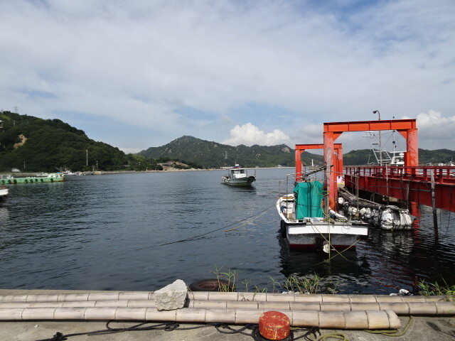 北木島の港