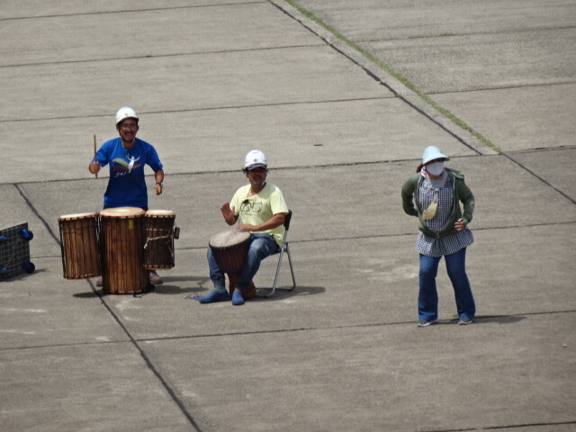 出港が遅れたので