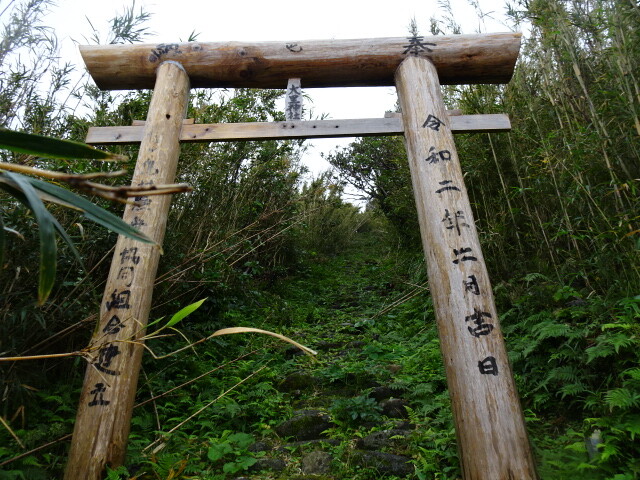 大里神社玉石の参道