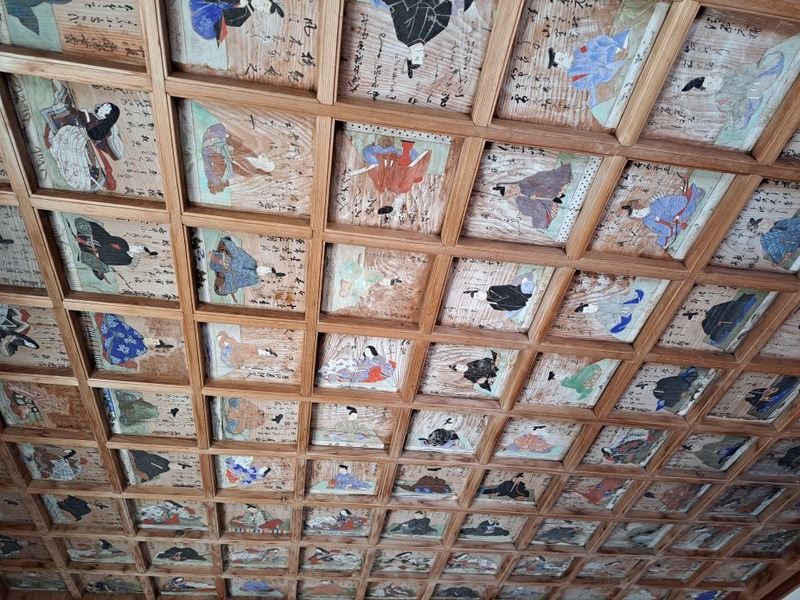 大昌寺格子絵天井