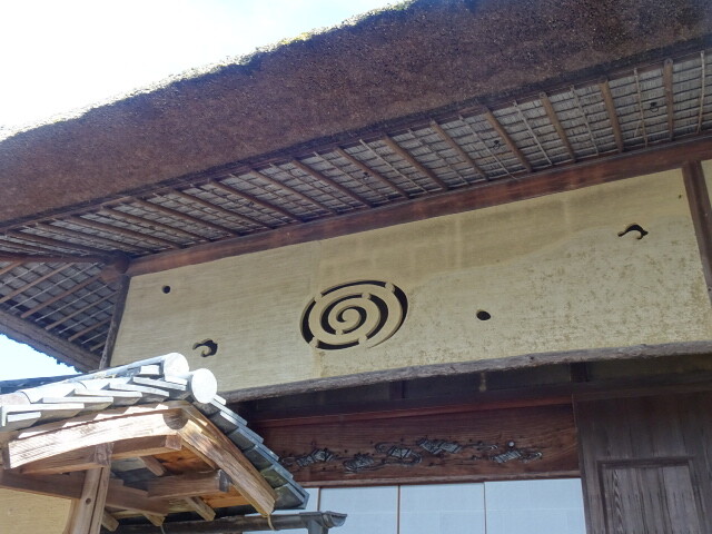 清吹の間の外側のグルグル