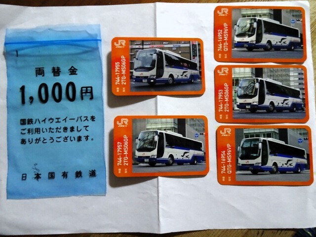 景品のバスカード