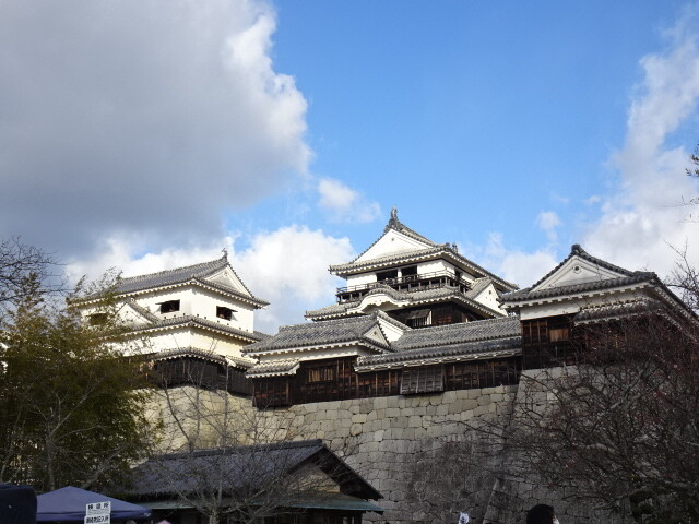 堂々たる松山城