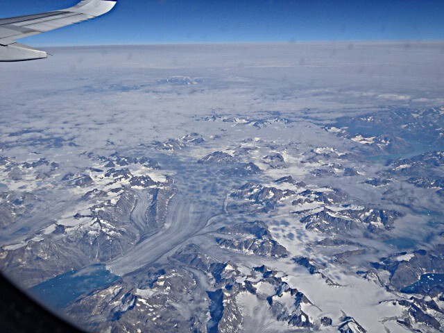 グリーンランド上空 (3)