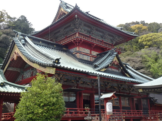 浅間神社と神戸神社大拝殿
