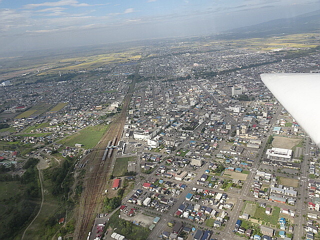 鉄道が見える