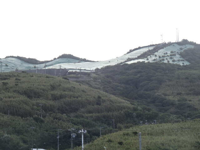 ヘリポートから見た取水場