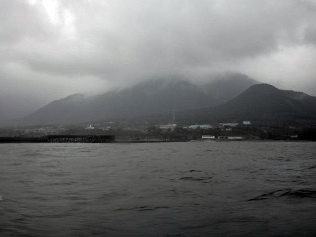 屋久島は雨だった