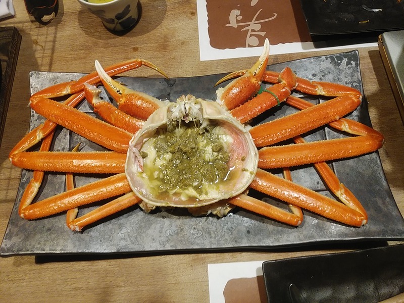 蒸し間人カニ
