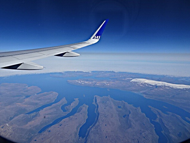 アイスランド上空 (3)