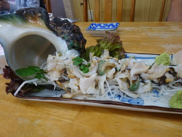 夜光貝の刺身