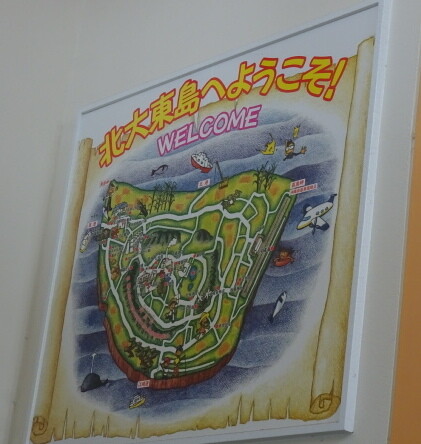 北大東島の地図
