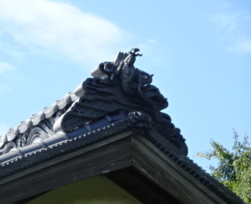 天女の鬼瓦