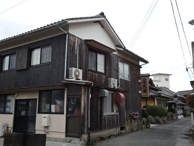 姫島の宿の近くで