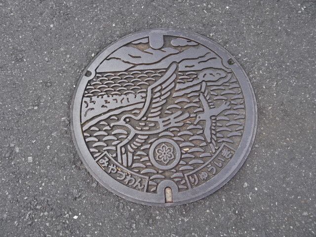 宮津市、宮津湾流域の下水道。オオミズナギドリ