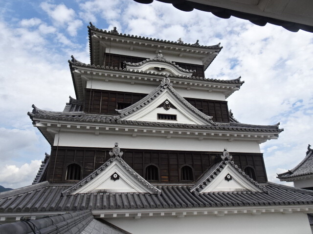 高欄櫓から見た天守
