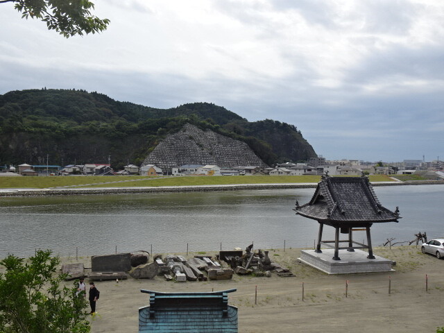 住江神社の丘の上から