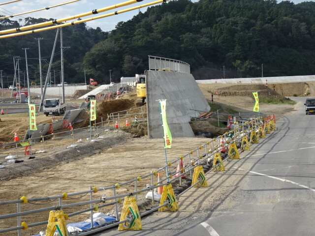 堤防はまだできていません