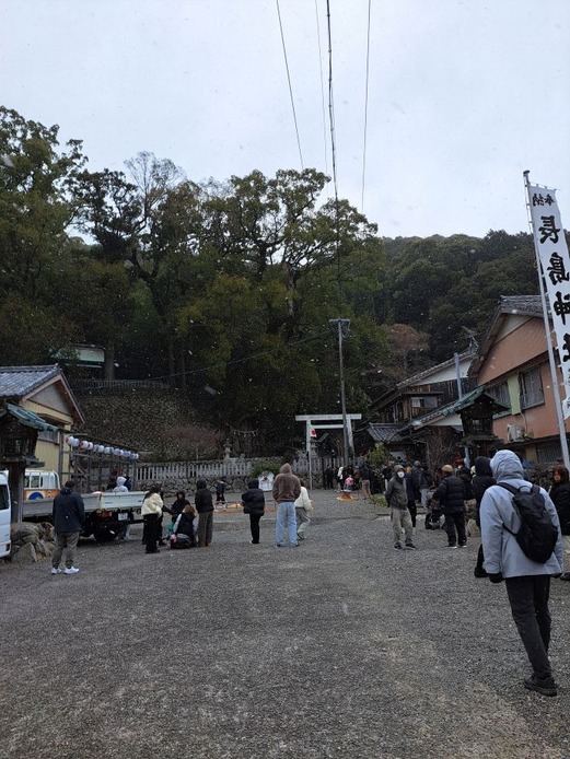 長島神社へ