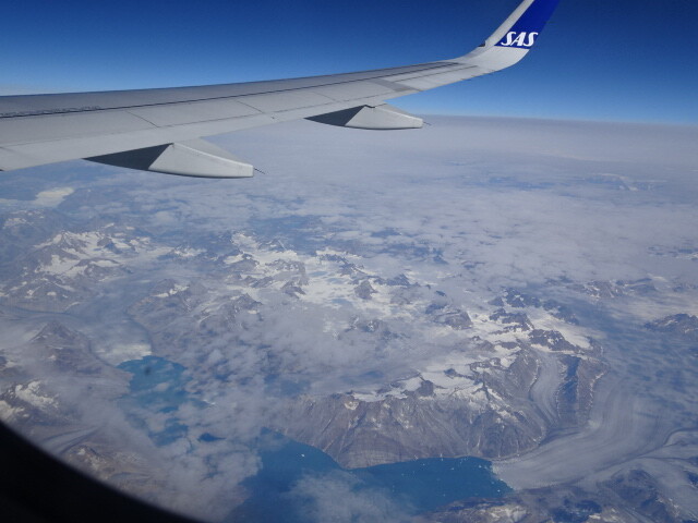 グリーンランド上空 (2)