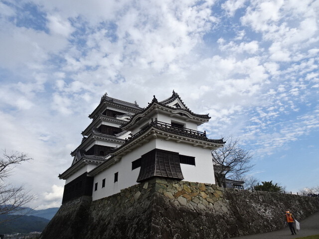 高欄櫓と天守