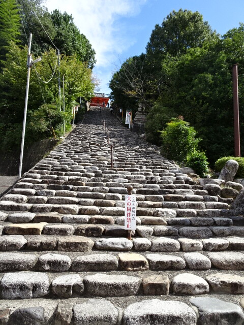 伊佐爾波神社階段