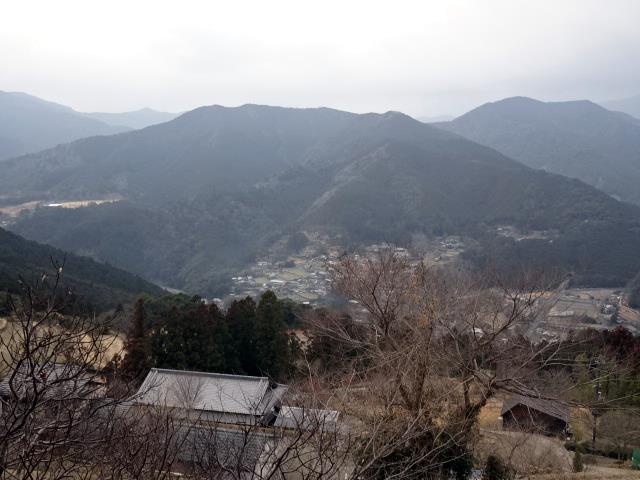 集落が見える
