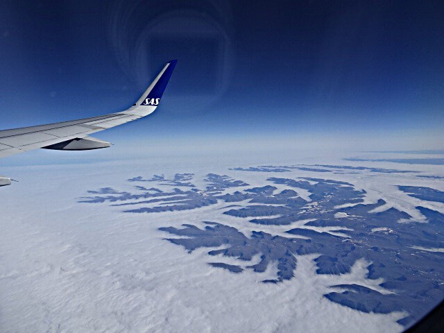 アイスランド上空 (1)