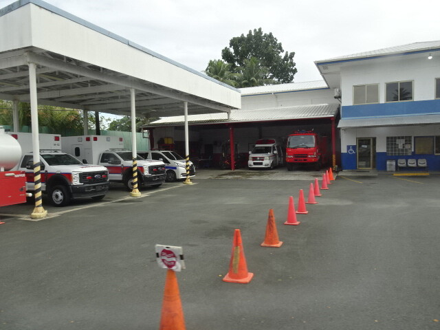 消防と救急車