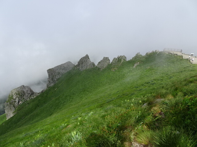 下山中