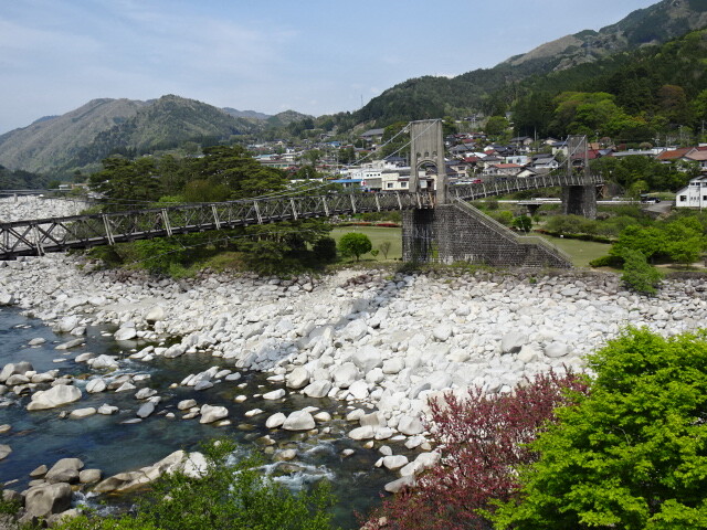 天白公園から見た桃介橋
