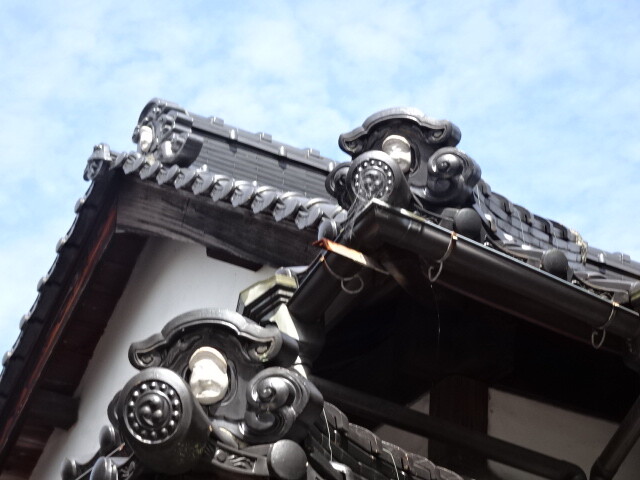 真鍋家住宅の屋根瓦