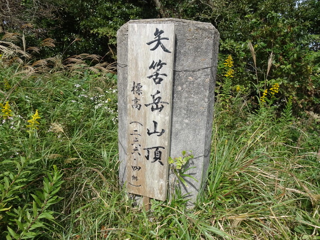 矢筈岳登頂