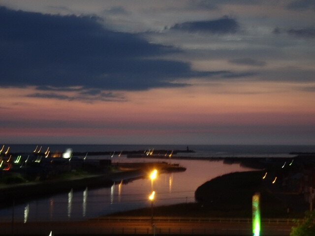 夕日が沈んだ後