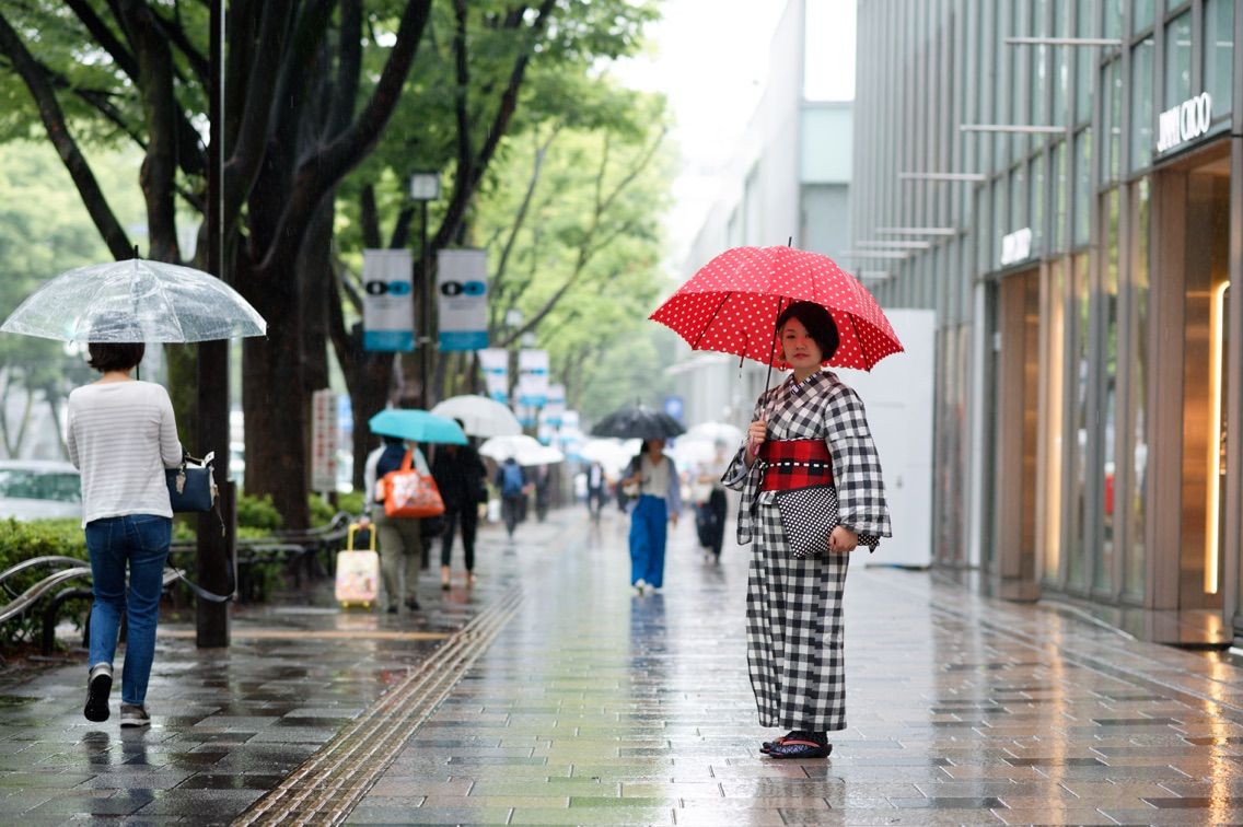 土砂降りの中着物で出かけるとこうなります 着物の楽しさ案内人きょうこのゆるっと着物日誌