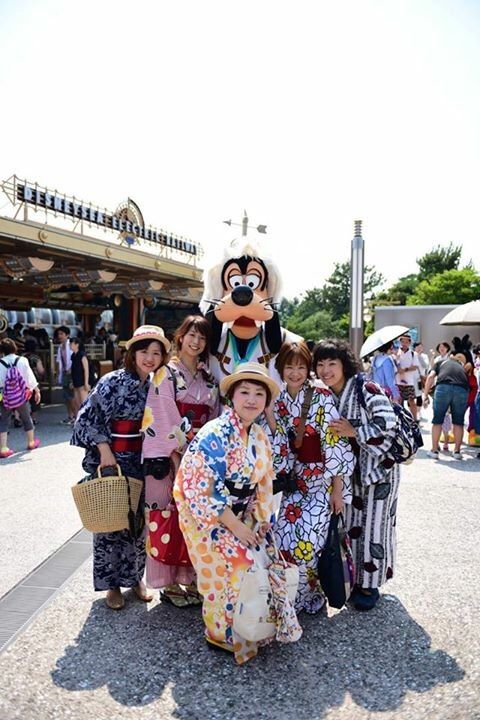 浴衣 着物 ディズニー