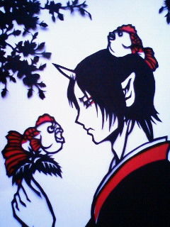 切り絵 其の六拾八 鬼灯の冷徹 こんなことありました という日記 きょろんの猛烈ちゃんぽん記