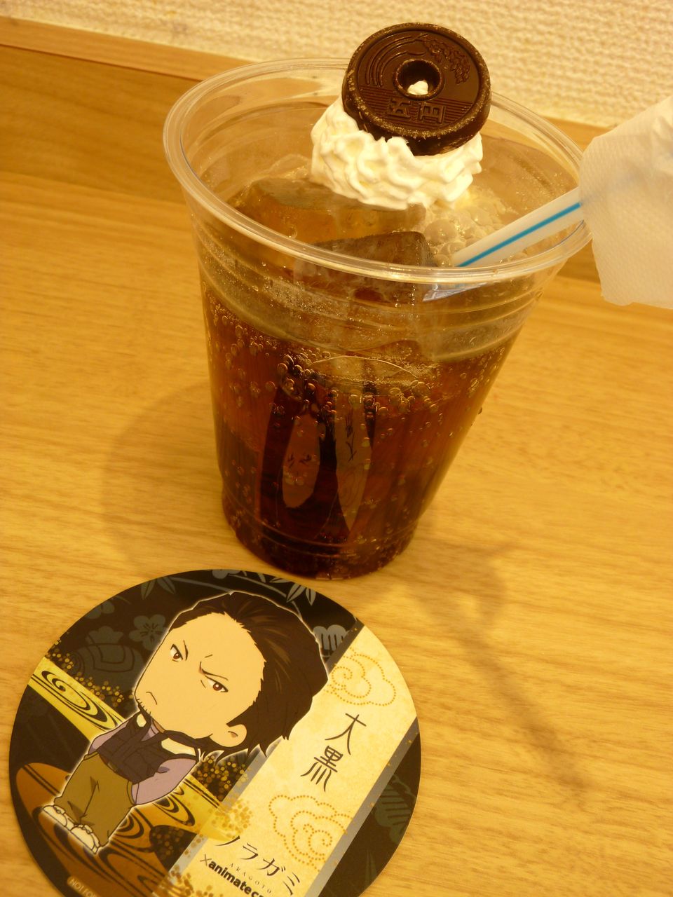夜トのゆるふわコーラ ノラガミカフェ アニメイトカフェショップ池袋 夜トのゆるふわコーラ ノラガミカフェ アニメイトカフェショップ池袋