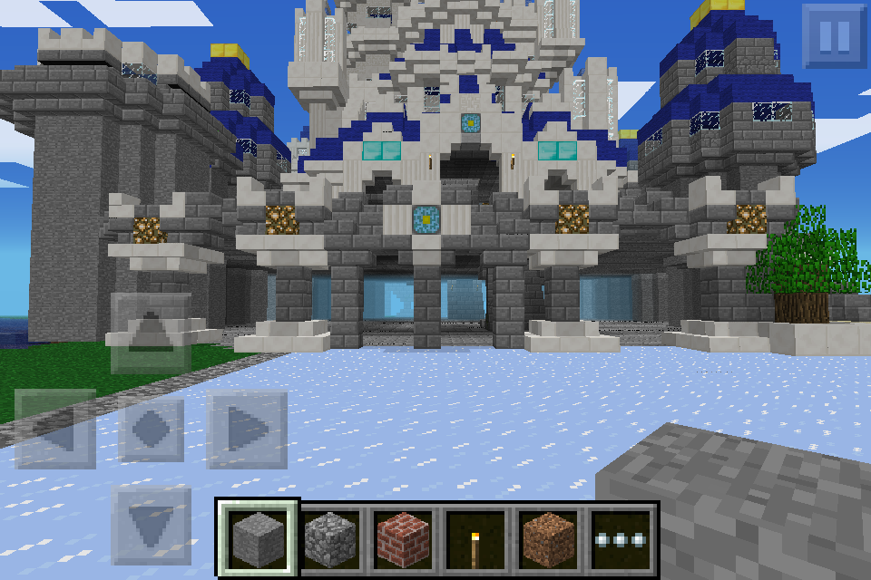 マイクラpeでシンデレラ城建築 Part2 通勤でマイクラpe