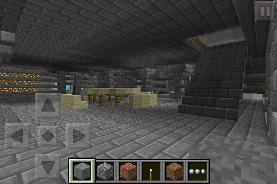 マイクラpeでシンデレラ城建築 Part6 内装 通勤でマイクラpe