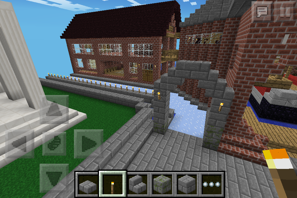 マイクラpeでシンデレラ城建築 Part29 造船所エントランス 通勤で マイクラpeでシンデレラ城建築 Part29 造船所エントランス 通勤で